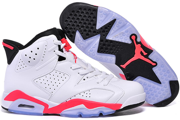 Women Jordan 6 White Infrared